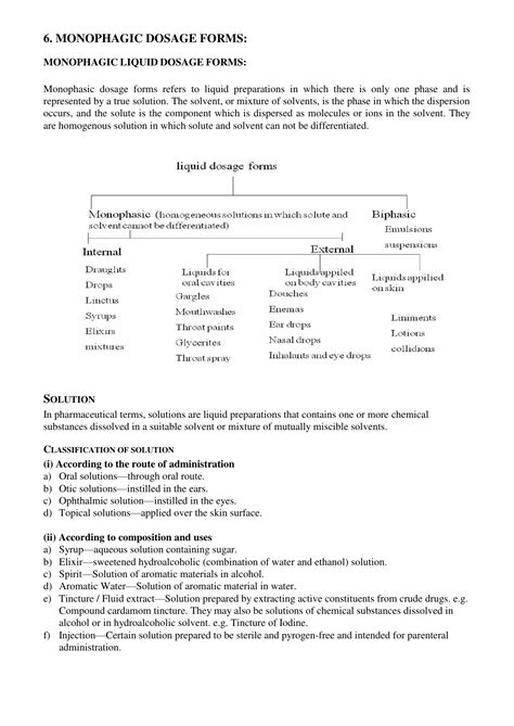 Monophasic Liquid Dosage form - Pharmaceutics Notes - MONOPHAGIC LIQUID ...