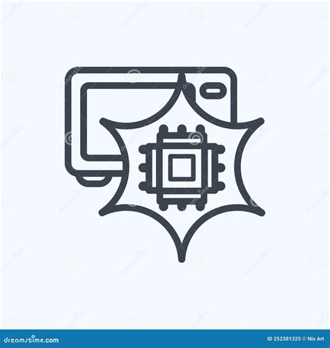 Icon Neural Engineering. Suitable For Data Analytics Symbol. Flat Style. Simple Design Editable ...