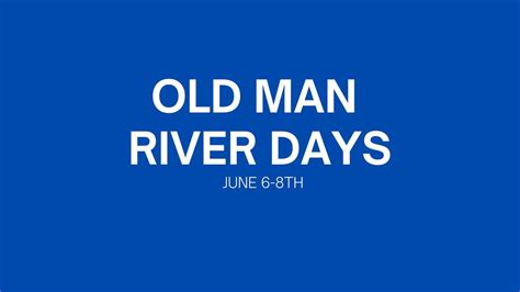 Old Man River Days, City of Peru, Nebraska, 6 June to 8 June | AllEvents