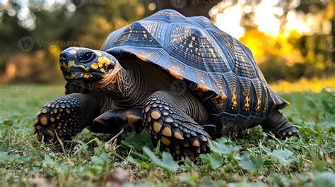 Indian Star Tortoise Geochelone elegans phylum Chordata class Reptilia order Testudines family ...