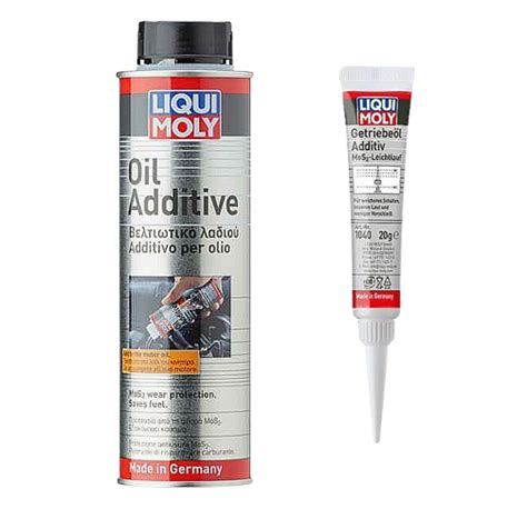 Liqui Moly Combo - Oil Additive (200ml) + Gear-Oil Additive (20gm ...