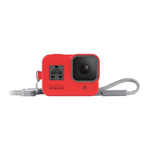 Buy GoPro Camera Sleeve with Lanyard for Hero 8, Firecracker Red ACSST ...