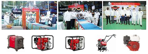 Honda India Power Products reaches 5 million units production milestone ...