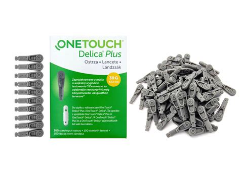 LANCETY IGŁY | ONETOUCH | DELICA PLUS - 120 szt. (5905141350357) • Cena, Opinie • Akcesoria ...