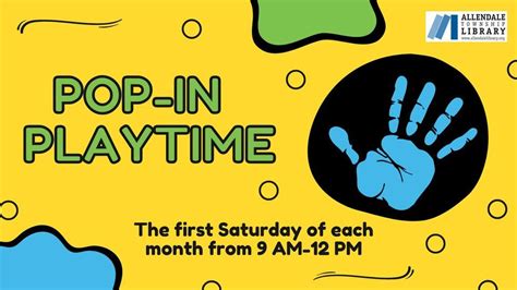 Pop-In Playtime, Allendale Township Library, 6 January 2024 | AllEvents.in