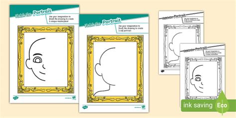 Finish the Portrait Worksheet