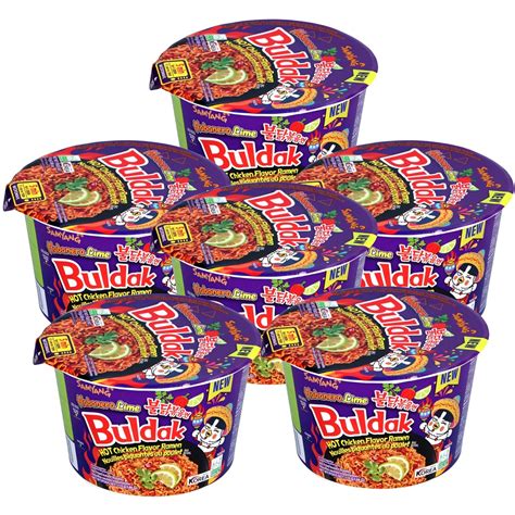 Amazon.com : Samyang Buldak Noodles Hot Chicken Flavour Ramen Habanero ...