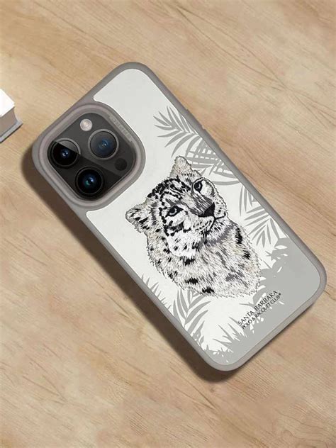 iPhone 15 Pro Max Savanna Series Santa Barbara Leather Case - White ...