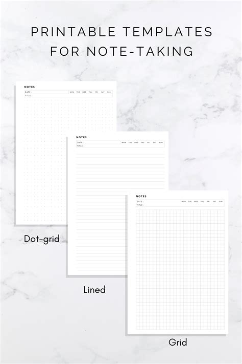 Note Writing Templates 的图像结果