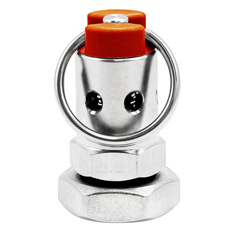 Pressure Relief Valve Bulkhead - 2.5 BAR (35 PSI) | Red