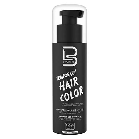 Level 3 Temporary Hair Color Black, 4.2 oz - Walmart.com