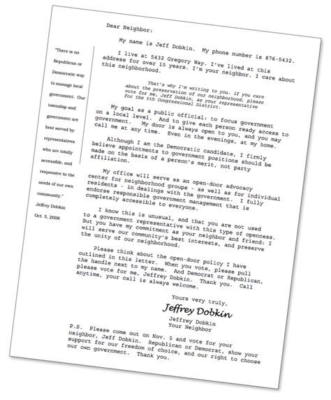 Sample Letter to Politician 的图像结果