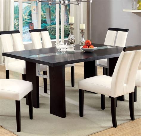 contemporary glass dining room tables