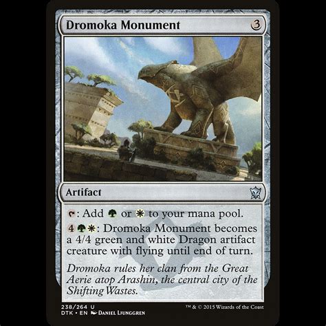 MTG Dromoka Monument Dragons of Tarkir dtk#238 - Madtoyz