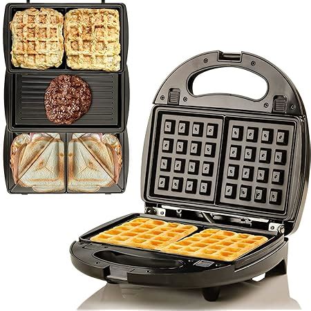 Buy Russell Hobbs RST750M3 750 Watt Non-Stick 3 in 1 Sandwich Maker ...