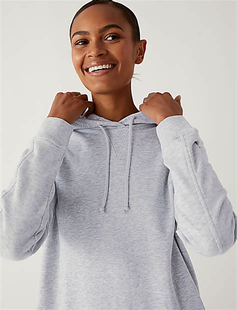 Buy Jersey Hooded Knee Length Jumper Dress at Marks & Spencer