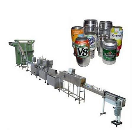 Can Filling Line - Automatic Can Rinsing Filling and Sealing Machine ...
