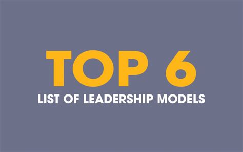 Different Types of Leadership Models 的图像结果