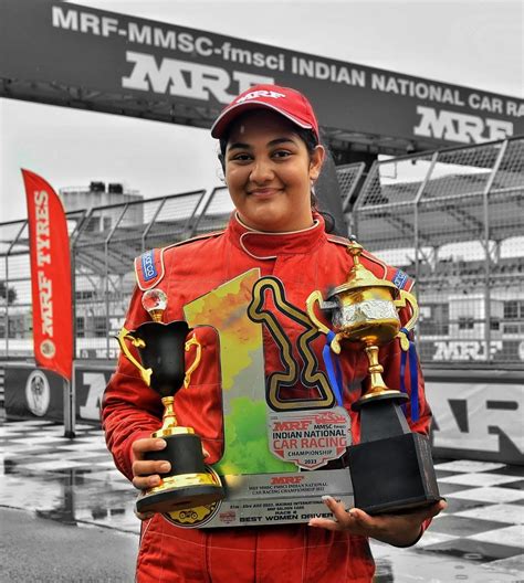 Muskaan Jubbal: Best Women Driver in National Car Racing Championship ...