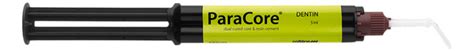 Coltene ParaCore Slow Build-Up Material Dentin Automix Syringe Refill ...