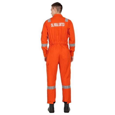 OIL India Uniform Coverall Full Sleeves - Orange