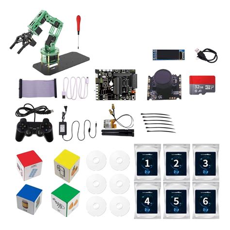 Buy Robot Arm Kit AI Vision Robotic Arm Witth ROS Python Programming ...