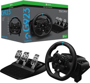Logitech G923 Gaming Steering Wheel PC 900°with Dual-Motor Racing Wheel ...