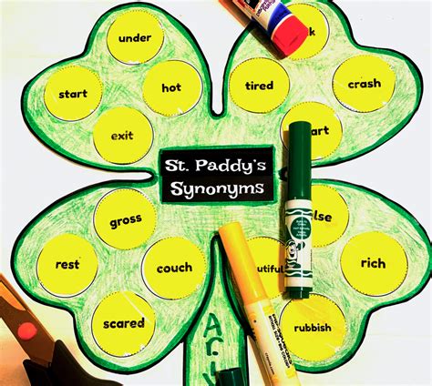 St. Paddy's Synonyms - St. Patrick's Day Craft | Teach Starter