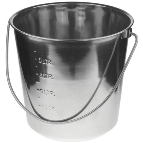 Stainless Steel Buckets With Handles at Stacy Fye blog