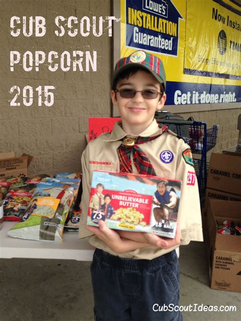 6 Cool Cub Scout Popcorn Sales Ideas | Cub scout popcorn, Scout popcorn ...