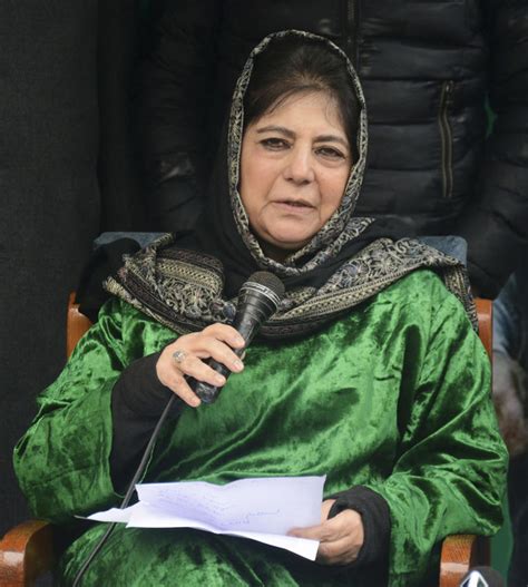 Mehbooba slams J and K Assembly speaker, accuses him of imposing form ...