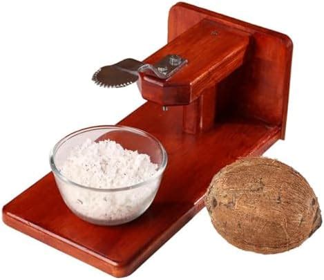 Wonderchef Stainless Steel Coconut Scraper for Kitchen, Vacuum Base ...