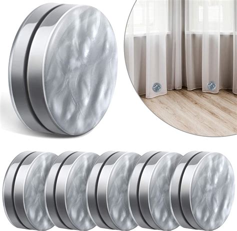 Amazon.com: Jetec 6 Pairs Magnetic Shower Curtain Weights Heavy Duty ...