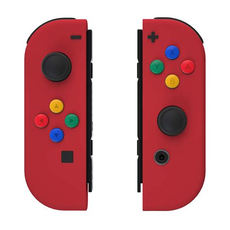 Buy eXtremeRate Soft Touch Grip China Red Joycon Handheld Controller ...