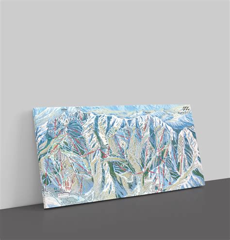 Park City Trail Map Canvas – Snocamp