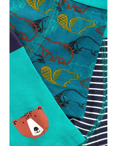 Buy Boys trunks striped and bear print - Pack of 3 - Multicolor Online ...