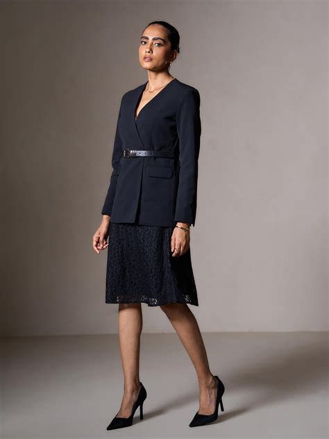 Buy Marcus Clean Front Blazer-Black Color | Blazers for Women | SALT Attire