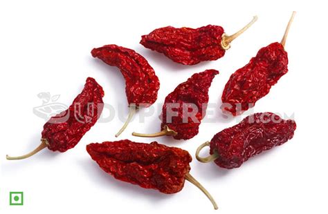 Dried Bhut Jolokia Ghost chile peppers, Hottest Pepper In The World, 5 ...