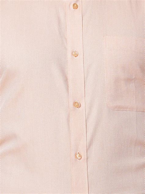 Raymond Men Orange Structure Regular Fit Cotton Shirt – MyRaymond