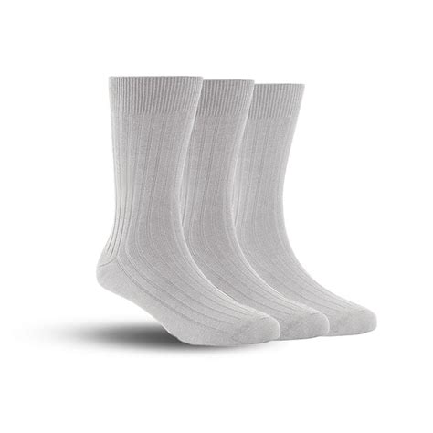 Bamboo Formal Ribbed Socks For Men | Calf Length | Smell Free & Breath ...