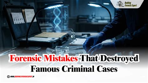 Forensic Mistakes That Destroyed Famous Criminal Cases