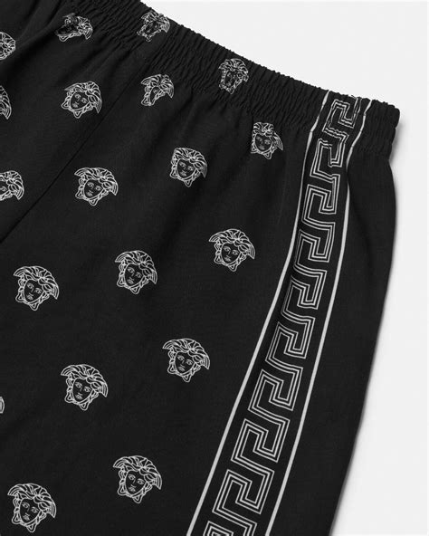 Medusa Bandana Kids Bermuda Shorts | VERSACE US