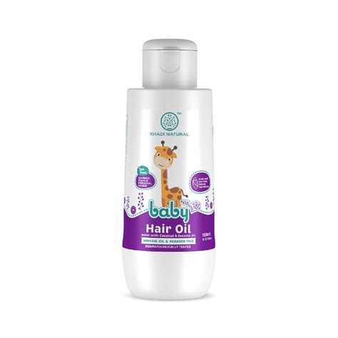 Khadi Natural Baby Hair Oil with Coconut and Sesame Oil for Hair Growt