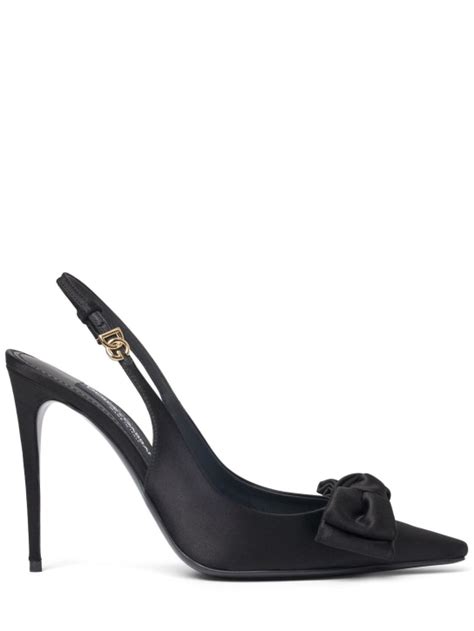 105mm mun satin slingbacks - Dolce&Gabbana - Women | Luisaviaroma