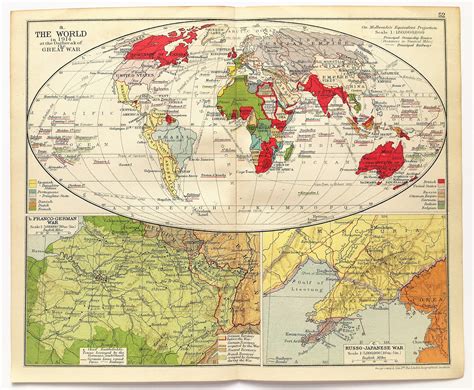 British Empire Map 1914