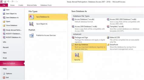 Image result for Access Tutorial Anfanger