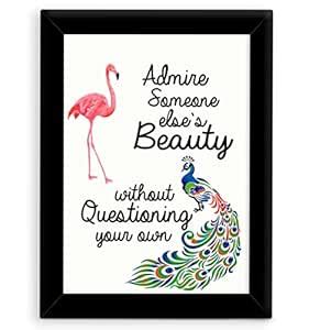 TIED RIBBONS Inspirational Wall Posters with Frames Motivational Quotes ...