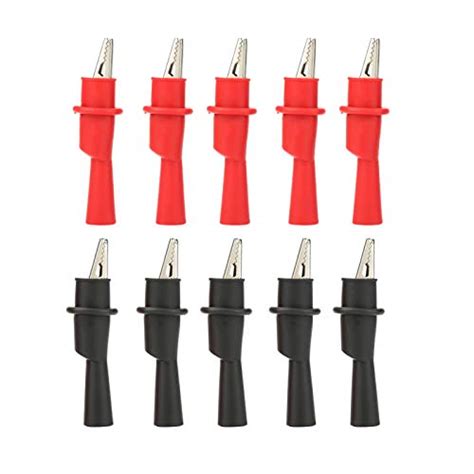 Electric Test Clip, Insulation Safety Test Clip 10PCS Safe for ...
