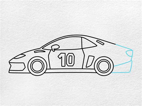 Draw a Race Car - HelloArtsy