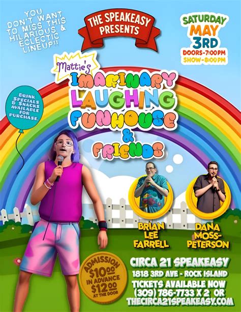 Matties Imaginary Laughing Funhouse and friends, The Circa 21 Speakeasy ...
